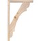 Ekena Millwork Olympic Block Smooth Bracket w/ Offset Brace, Douglas Fir, 3 1/2"W x 20"D x 32"H BKT0402X20X32OLY05SDF - alternate 4